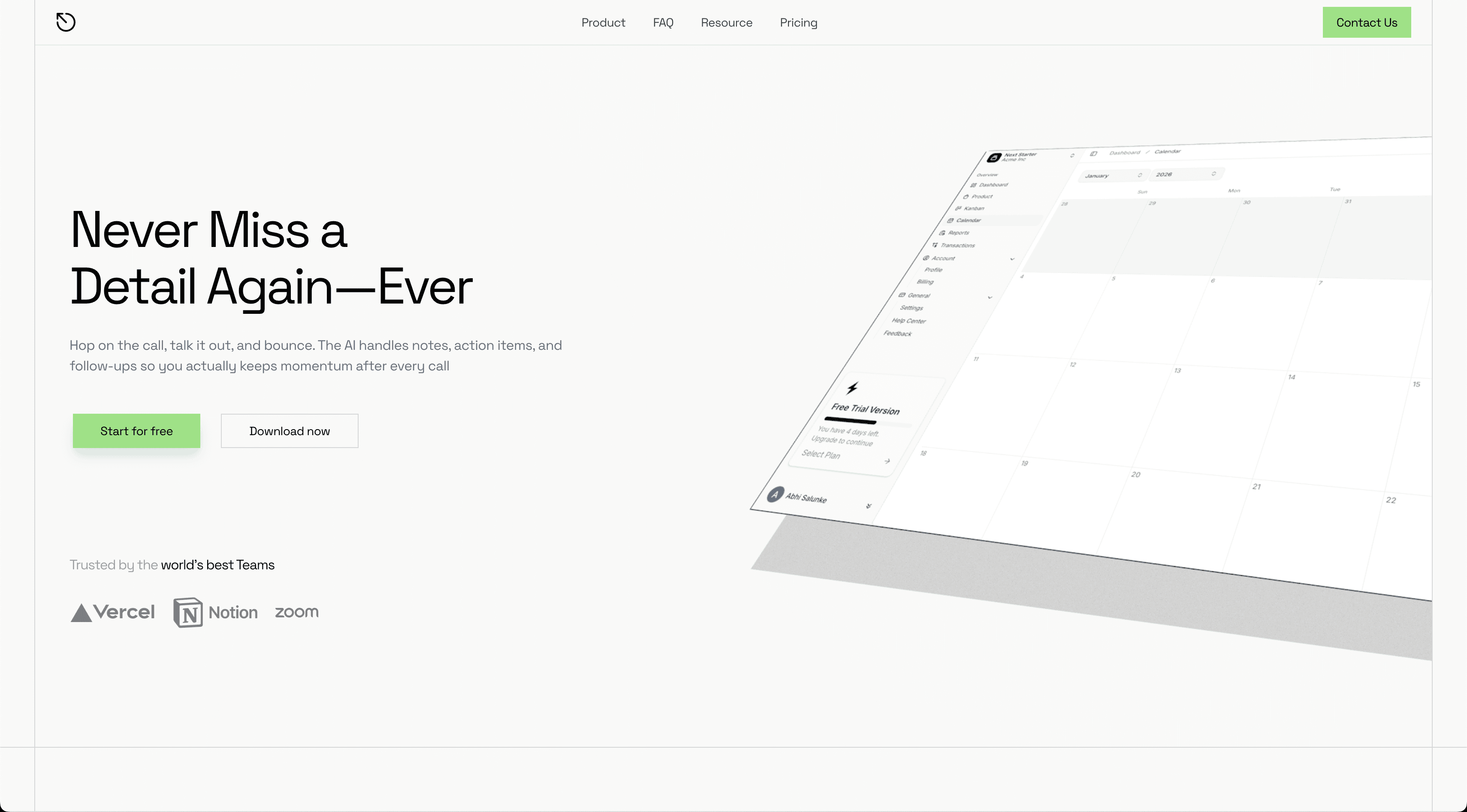 Notion Launch preview